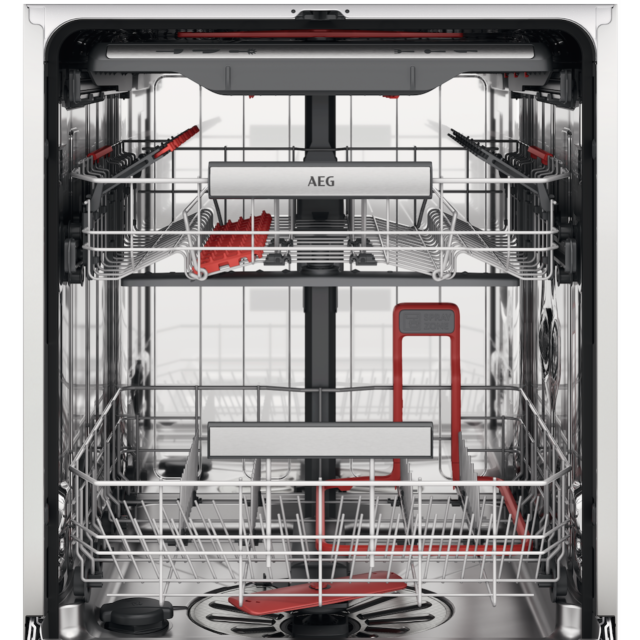 AEG FFB83707PM 8000 SprayZone Freestanding Dishwasher with AirDry Technology + 15 Place Settings
