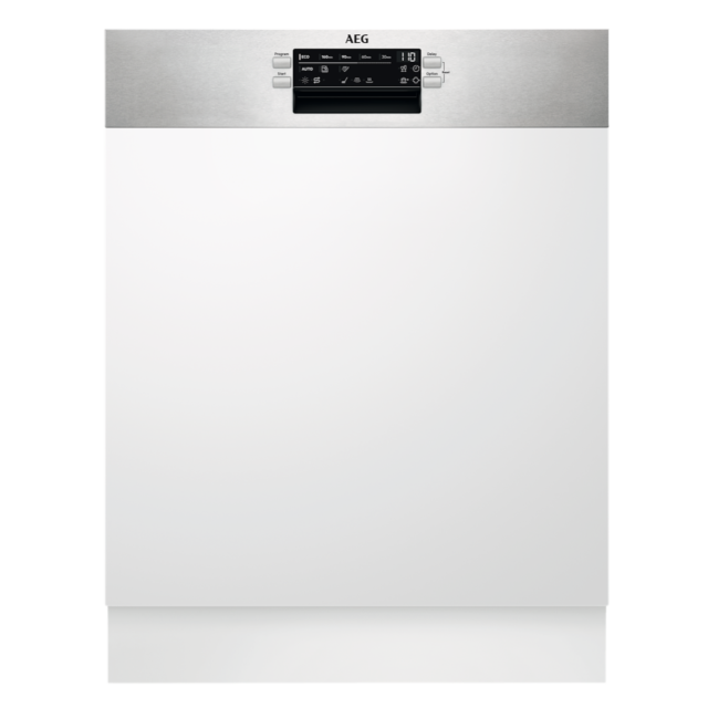 AEG FEE64917ZM 6000 SatelliteClean Semi Integrated Dishwasher with AirDry Technology + 14 Place Settings