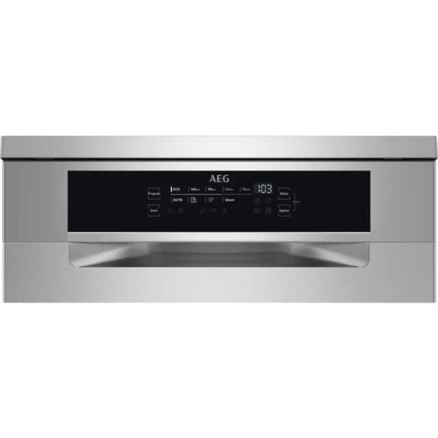 AEG FFB83707PM 8000 SprayZone Freestanding Dishwasher with AirDry Technology + 15 Place Settings