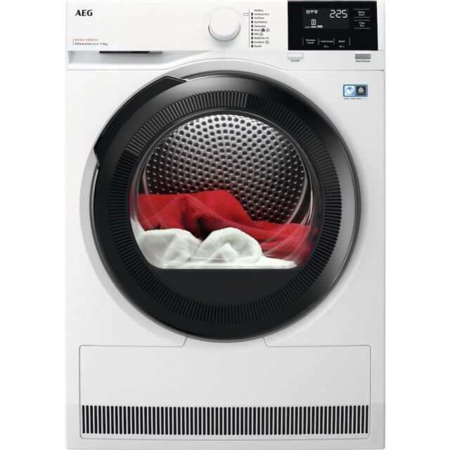AEG TR819P4B 9kg Freestanding Heat Pump Tumble Dryer