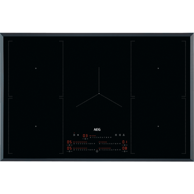 AEG IKS8575XFB 6000 MultipleBridge Full Induction Hob with Hob2Hood