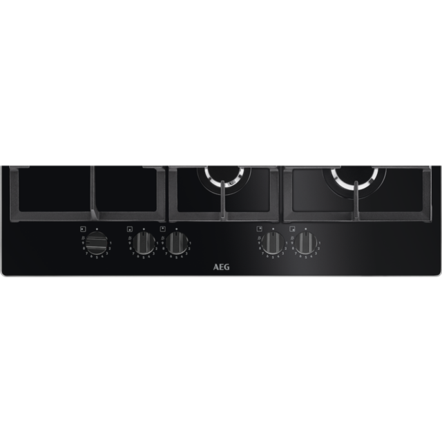 AEG HKB75820NB 6000 Gas on Glass Gas Hob