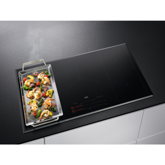 AEG IKE95751FB 6000 MultipleBridge Full Induction Hob with Hob2Hood