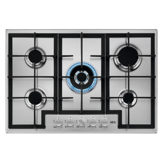 AEG HGX75400SM 3000 Slimline Gas Hob