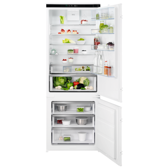 AEG NSC7G751ES 7000 Series Built-In NoFrost Fridge Freezer