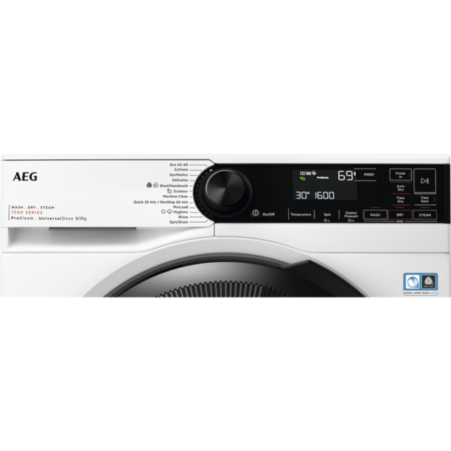AEG LWR7485M4U 7000 Series 9/5kg Washer Dryer