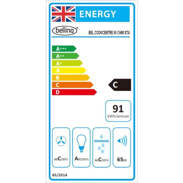 Belling BEL COOKCENTRE 90 CHIM STA 90cm Hood