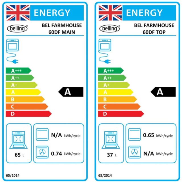 Belling COOKCENTRE 60DF ss 60cm Dual Fuel Cooker