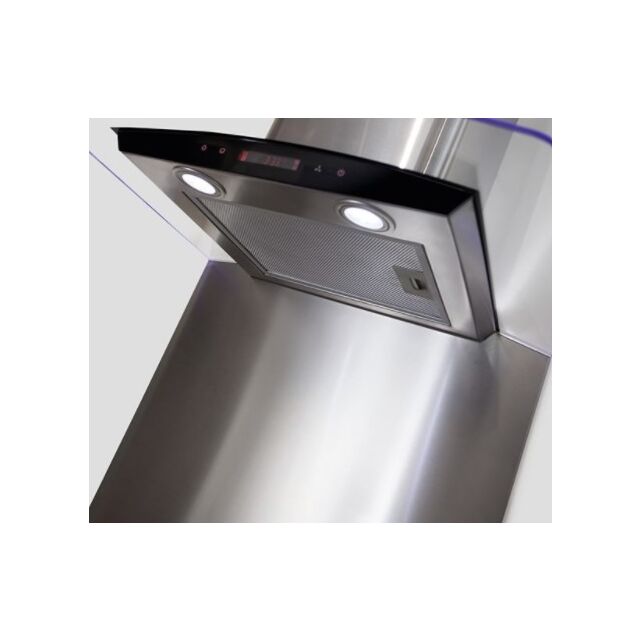 CDA CSB92CSS Curved Metal Splashback