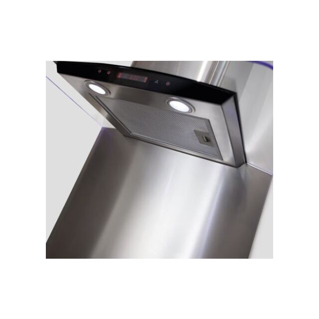 CDA CSB92KSS Curved Metal Splashback