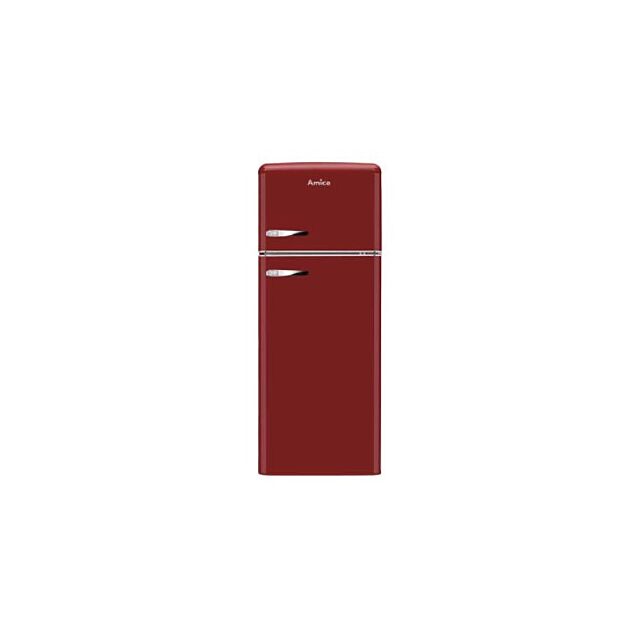 Amica FDR2213R 55cm Freestanding Retro Static 30/70 Double Door Fridge Freezer