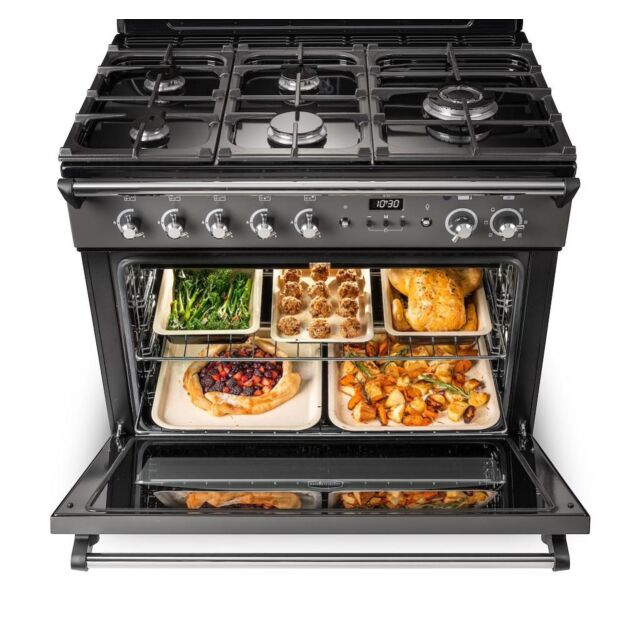 Rangemaster CLAS90FXDFFSL/C 90cm Dual Fuel Range Cooker