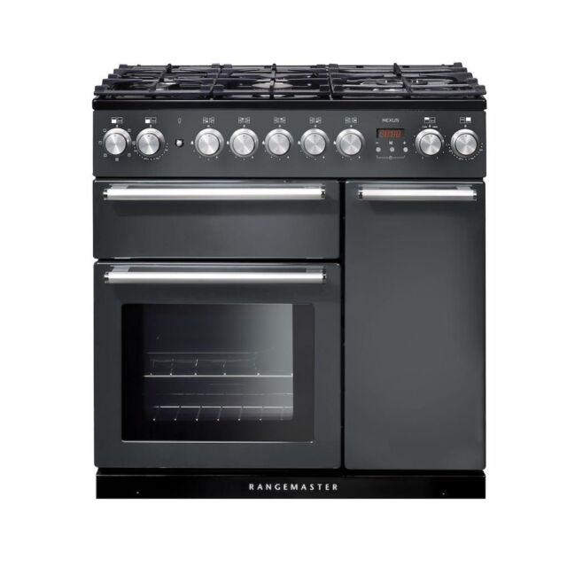 Rangemaster NEX90DFFSL/C 90cm Dual Fuel Range Cooker