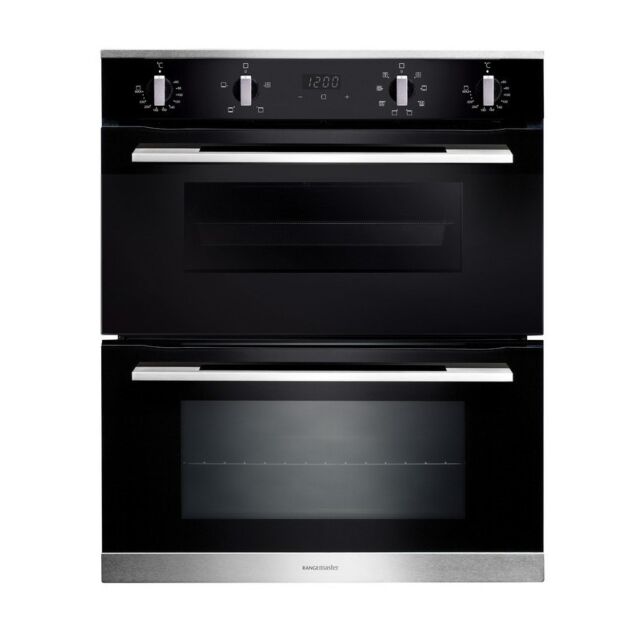 Rangemaster RMB7248BL/SS 72cm Built-Under 4/8 Functions Double Oven