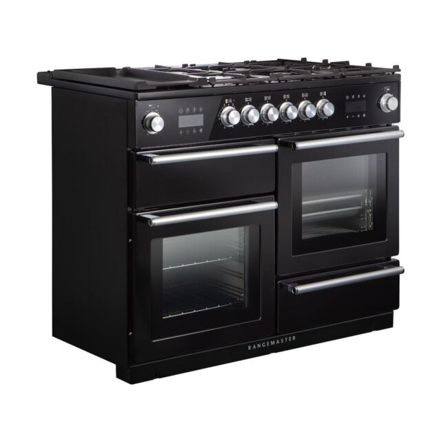 Rangemaster NEX110SODFFBL/C NEXUS Steam 110cm Dual Fuel Range Cooker