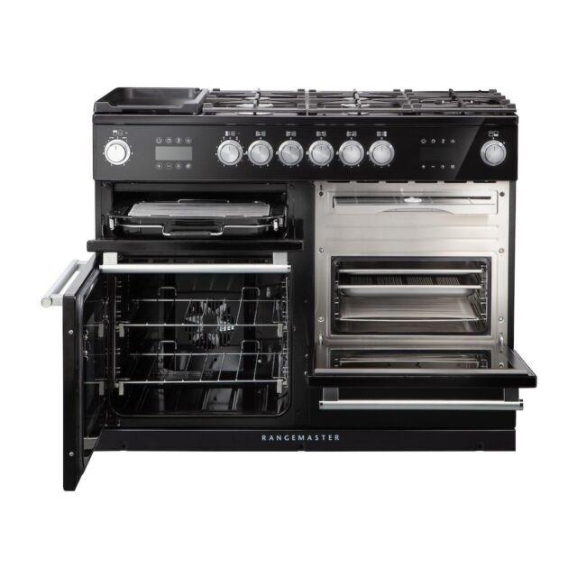 Rangemaster NEX110SODFFCB/C NEXUS Steam 110cm Dual Fuel Range Cooker