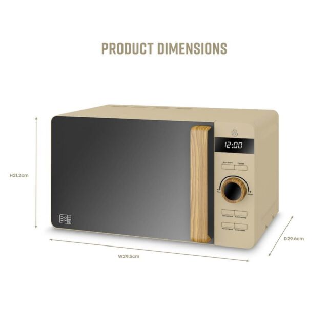 Swan SM22036LOAT 20L Nordic Digital Microwave