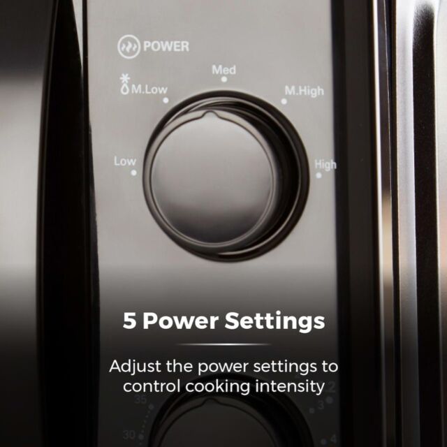 Tower T24034BLK 20 Litre 700W Manual Microwave