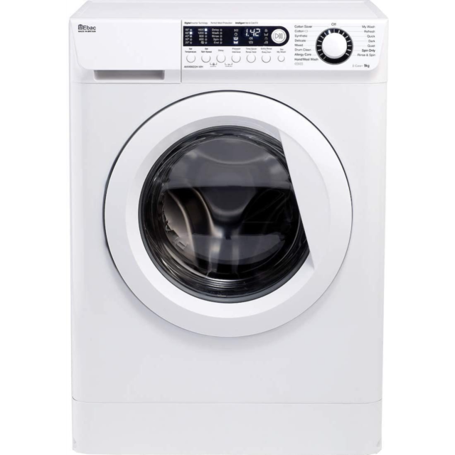 Ebac AWM106D2H-WH E-Care 10kg Washing Machine - Hot and Cold Fill - White