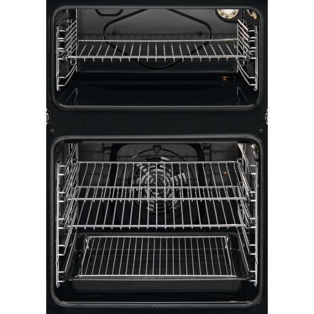 AEG DEB331010M Multifunction double oven, Stainless Fascia, Retractable Rotary Controls, 2 Main Oven