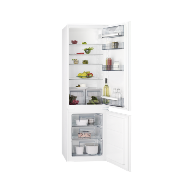 AEG SCB618F3LS Integrated 70:30 Low Frost Fridge Freezer, F Energy, Frostmatic, Simple Electronics W