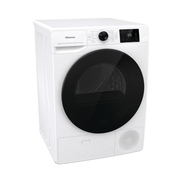 Hisense DHGE8043 White 8Kg Condenser Heat Pump Dryer A+++