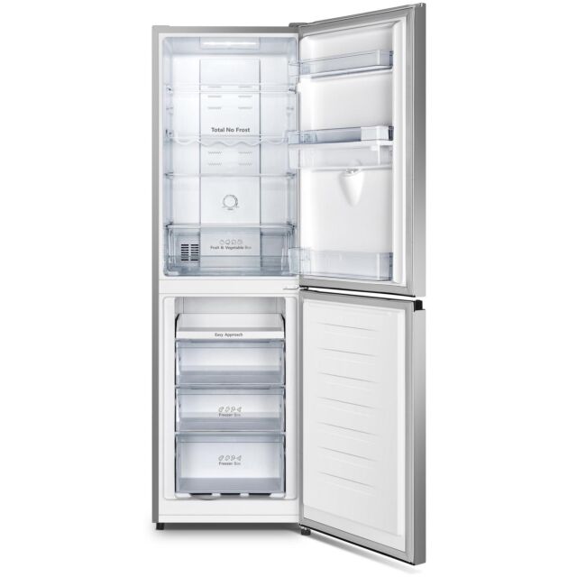 Hisense RB327N4WC1 55cm x 185cm 50:50 split frost free fridge freezer silver