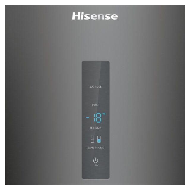 Hisense RM469N4AFE 378 Litre 70/30 Freestanding Fridge Freezer - Black
