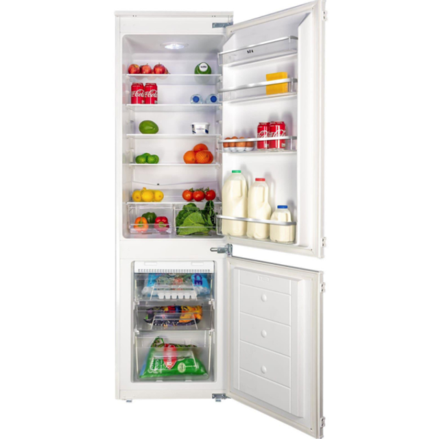 Sia RFF101/E 70:30 frost free integrated fridge freezer metal back E energy rated