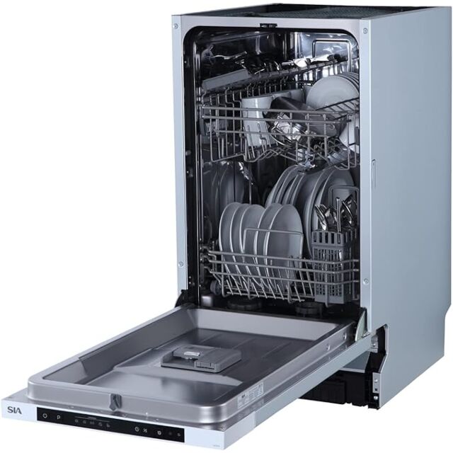 Sia SBID45 45cm Slimline Integrated Dishwasher