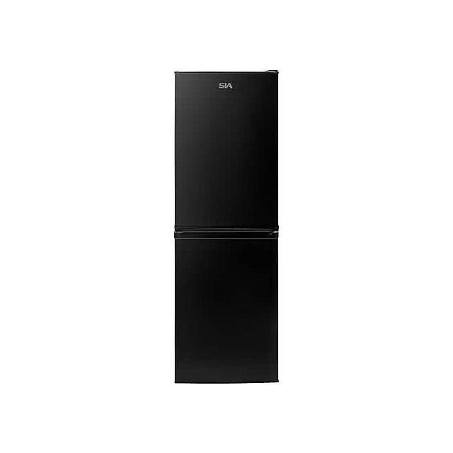 Black Freestanding 149L Combi Fridge Freezer H1500 X W475 X D500