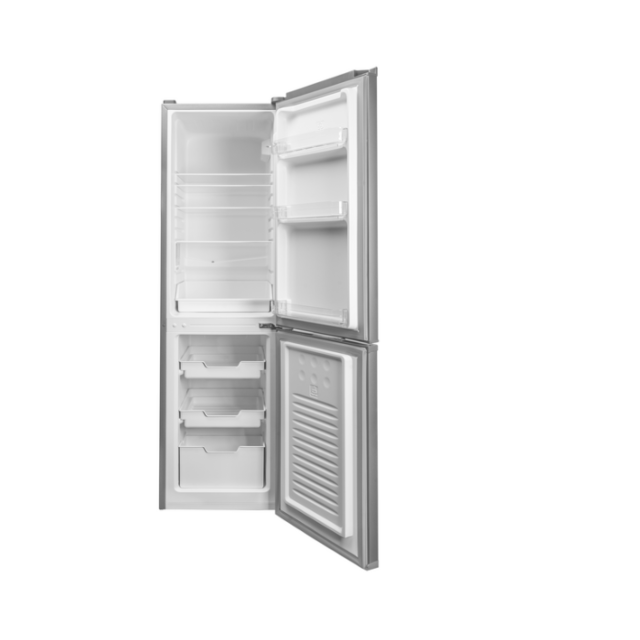Sia SFF1570SI 157 x 47.5cm Freestanding Combi Fridge Freezer - Silver