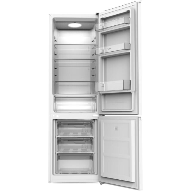 Sia SFF17855WE 55X178cm White Freestanding 268L 60:40 Combi Fridge Freezer