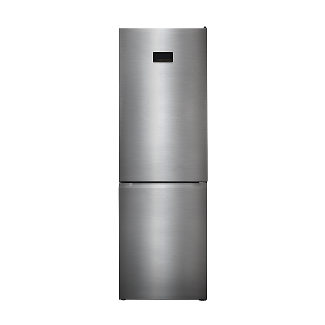 Sia SFF1850IN Sia Freestanding Combi Fridge Freezer, 60Cm Width, 326L, Electrical Control, Inox