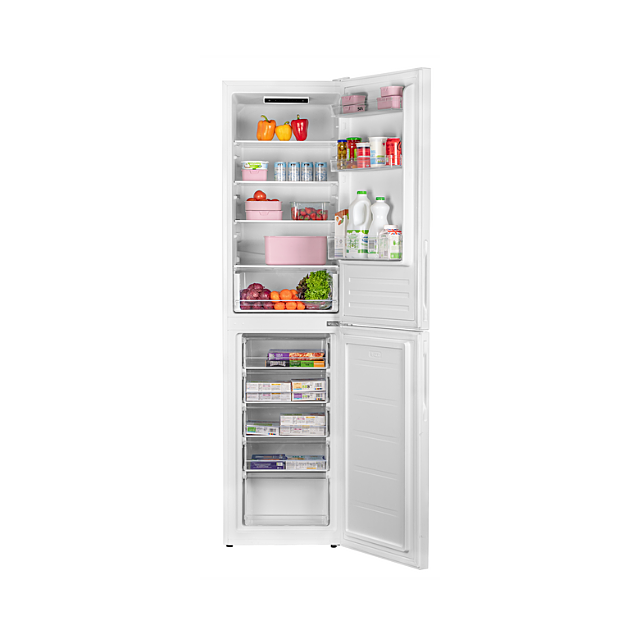 SIA SFF20050WE 60/40 Split Freestanding 302L Combi Fridge Freezer in White