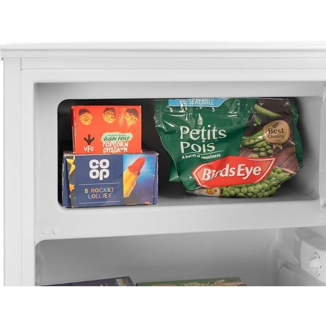 Sia SFR55WH 55Cm Undercounter Freestanding Fridge With Ice Box In White