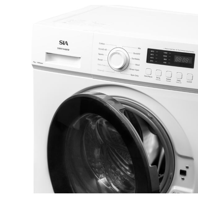 Sia SWM74400W 7kg 1400RPM Washing Machine in White