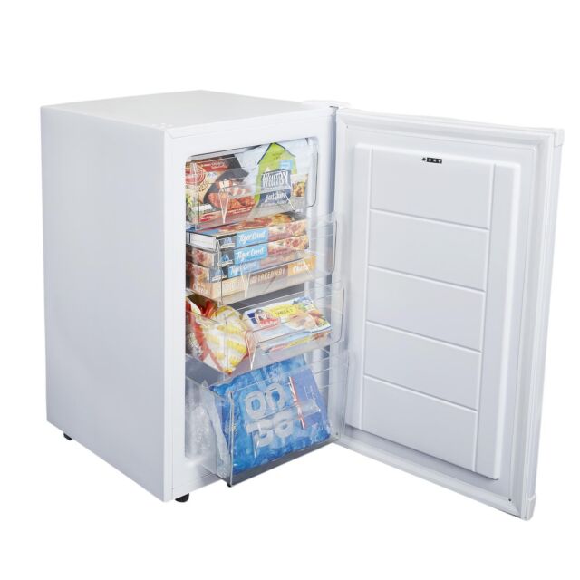 Sia UCF50WH 50Cm White Freestanding Under Counter Freezer 80L