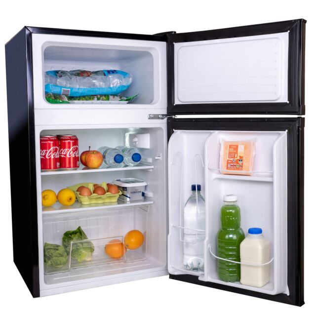 Sia UFF01BL 48Cm Undercounter Two Door Fridge Freezer