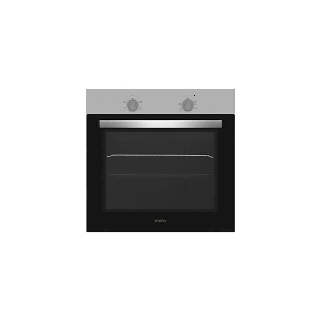 Simfer FO60S built in single electric fan oven silver