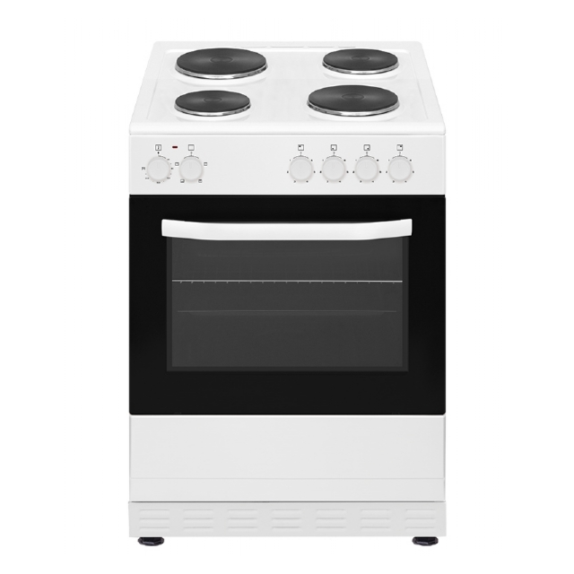 Simfer SIM60EW 60cm electric single cavity solid plate cooker white
