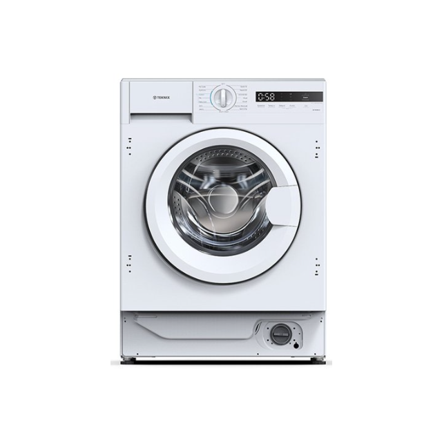Teknix BITKW814 8Kg 1400Spin Integrated Washer, White