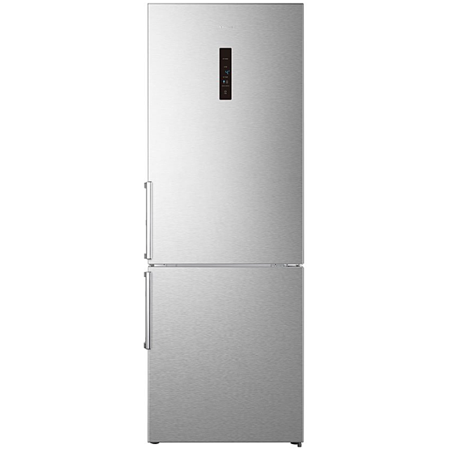 Teknix FFH270X 495L Fridge Freezer, Total No Frost, 70Cm, Brushed Steel