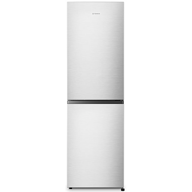 Teknix FFPH1825PX/E 55X182cm 256L Fridge Freezer, Total No Frost, Stainless