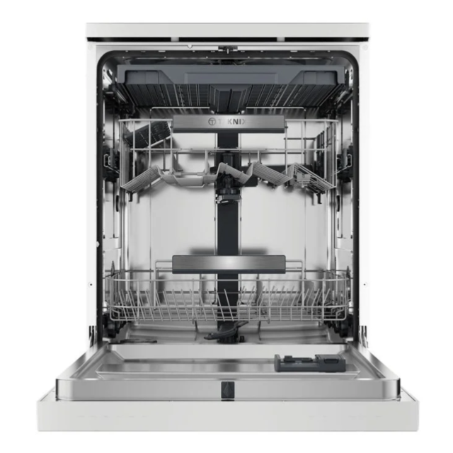 Teknix TX3FD618W  White Full Size Dishwasher  15 Place Settings  C Energy
