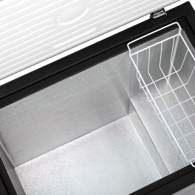 Willow W198CFB 199L Chest Fridge/Freezer, Black