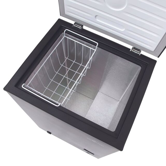 Willow W99CFB 99L Chest Freezer, Black