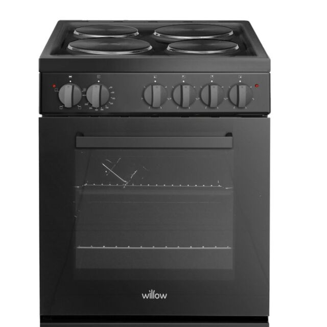 Willow WE50SSB 50Cm Single Cavity Electric Cooker, Black