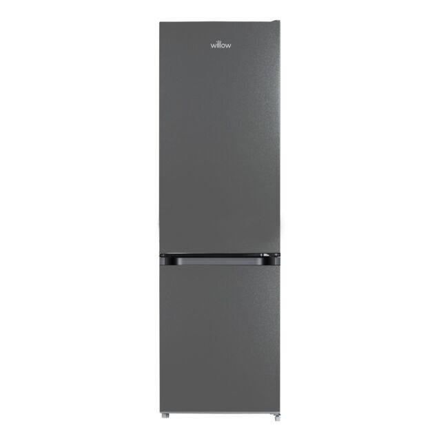 Willow WFF1760G 175X55cm Low Frost Fridge Freezer, Dark Grey