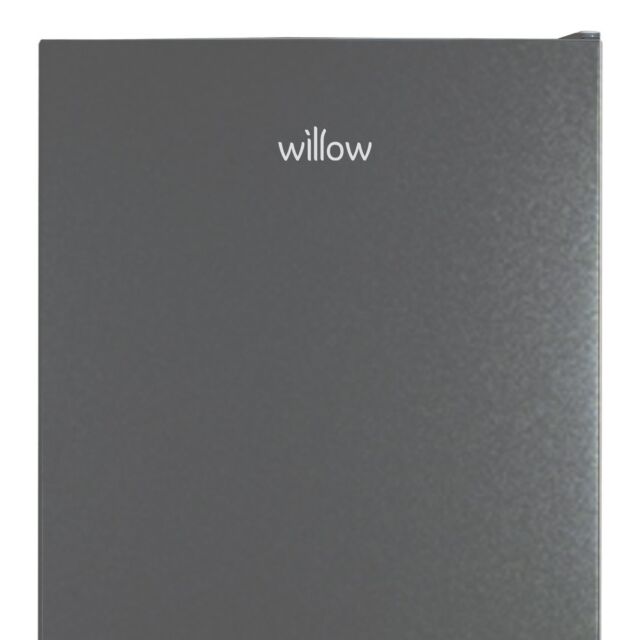 Willow WFF1760G 175X55cm Low Frost Fridge Freezer, Dark Grey